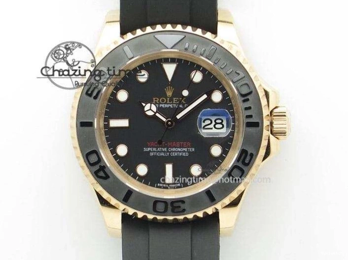 Black 40mm YG 228239 904 Version YG Bracelet Dial Markers BP A2836 Stick New Day-Date Dial on President 0420